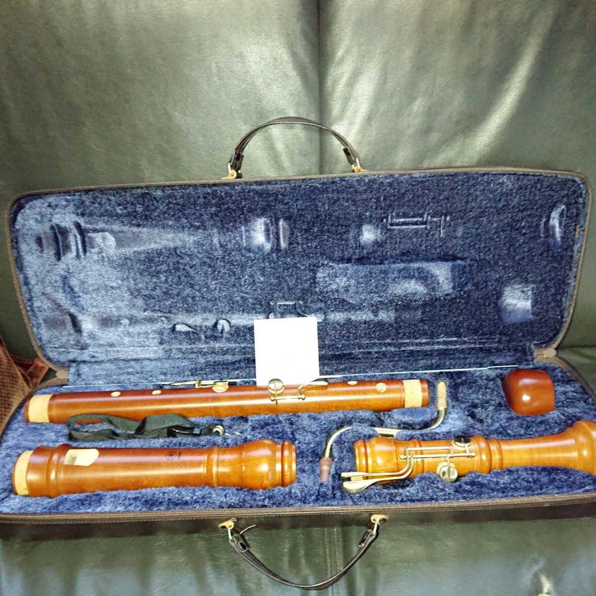 YAMAHA YRB-42 バスリコーダー 管楽器 ケース等付属 YAMAHA YRB-42