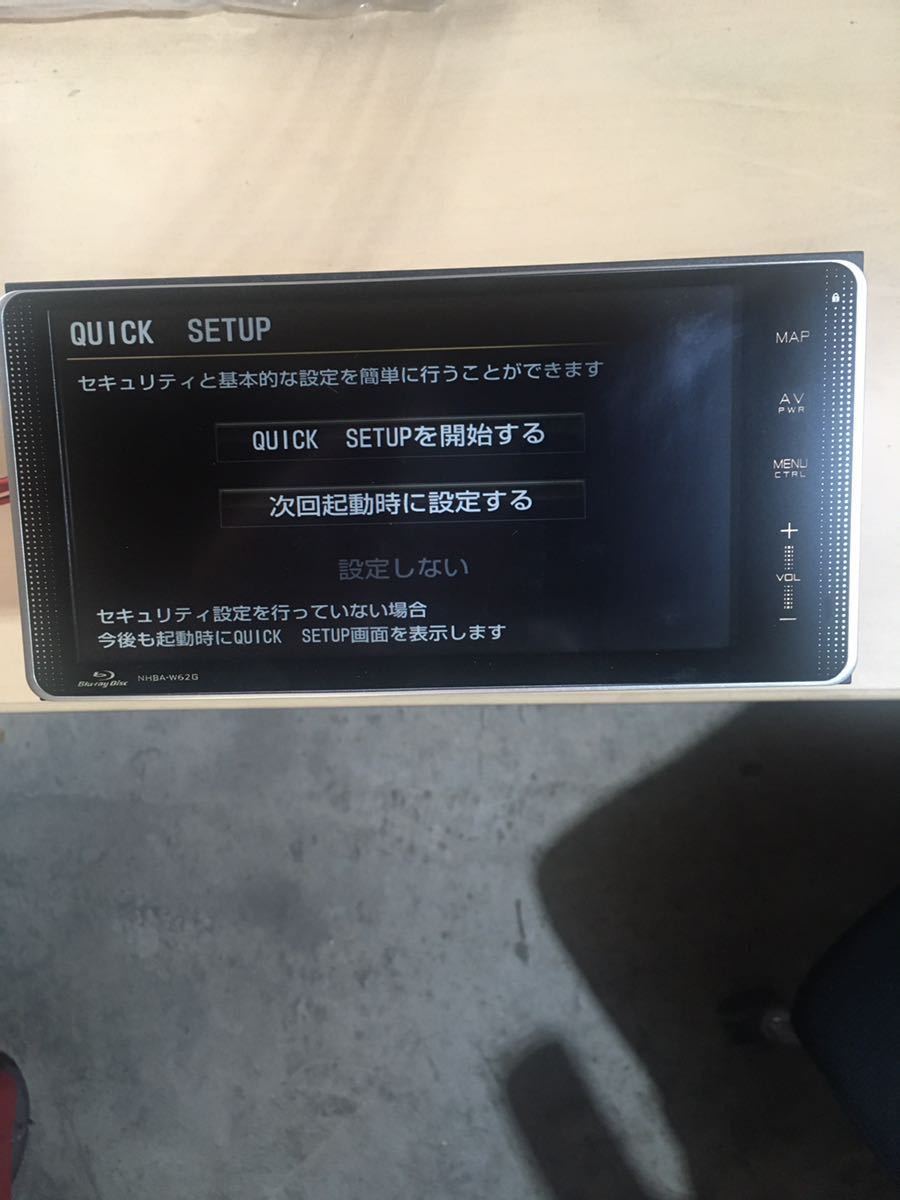 トヨタ純正ナビ NHBA-W62G HDD Blu-ray 08545-00V31の落札情報詳細