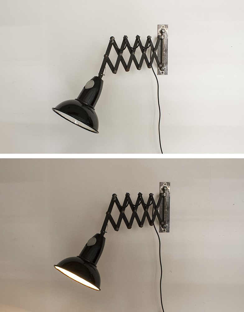 フランスアンティーク*ビンテージ*インテリア シザーランプ