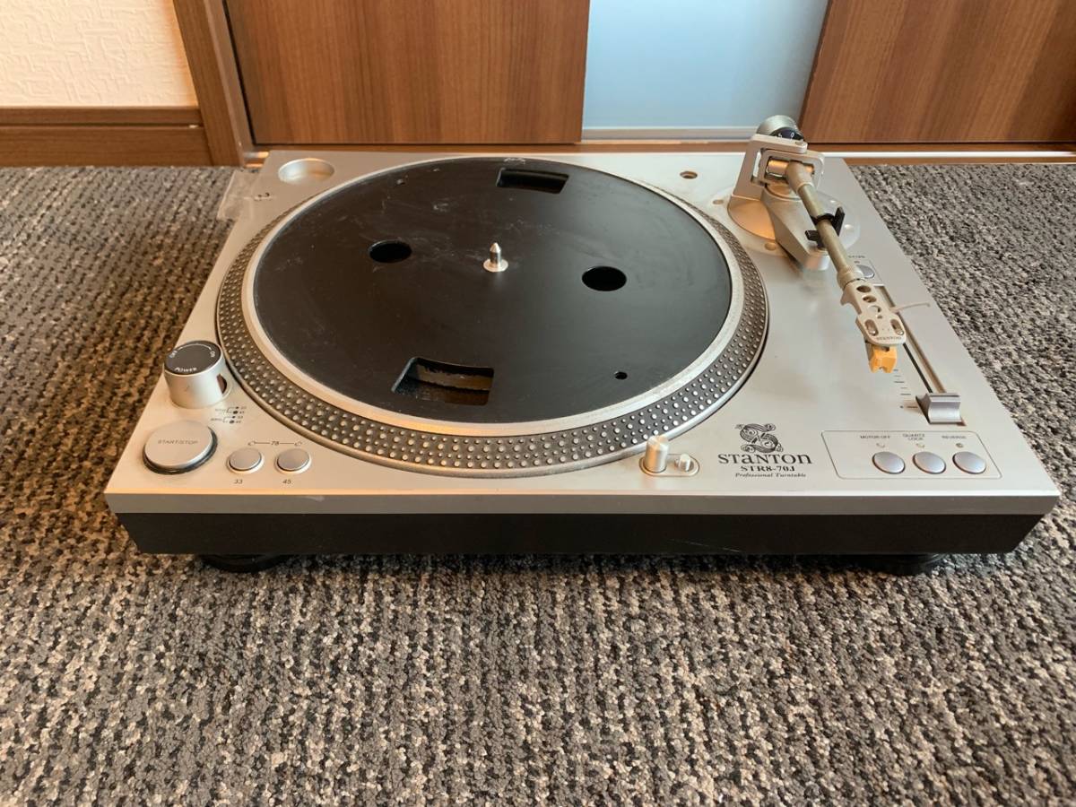 STANTON STR8-70J DJターンテーブル ジャンク品 STANTON STR8-70J DJ