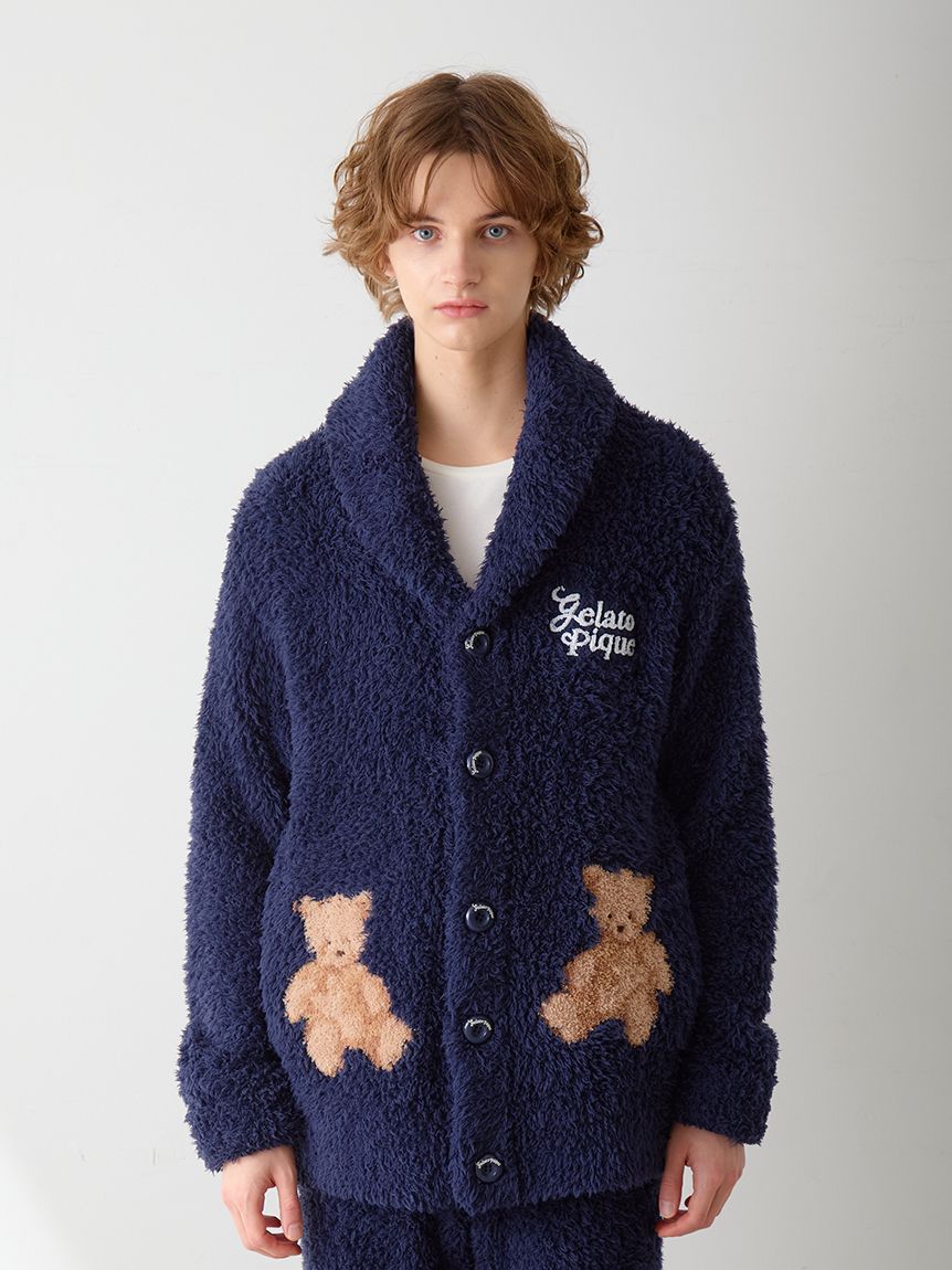 HOLIDAY】【HOMME】ジェラートスノーベアジャガードショール