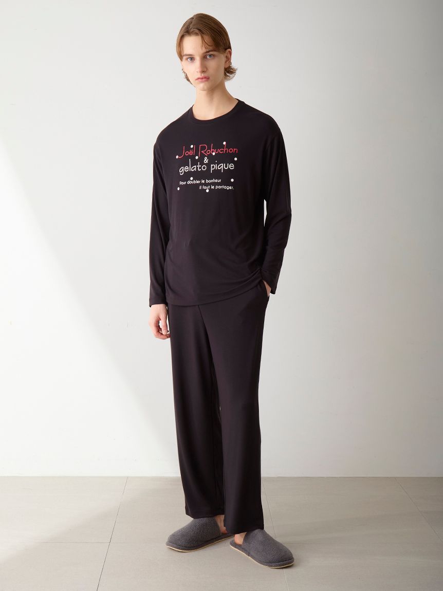 JOEL ROBUCHON】【HOMME】ドットワンポイントロングパンツ(ロング