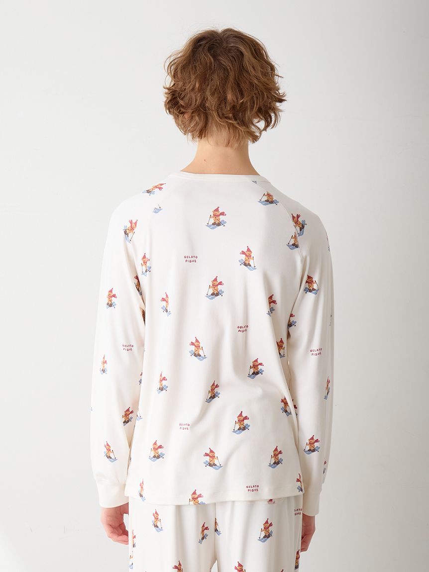 HOLIDAY】【HOMME】スキーベア柄ロンT(カットソー・Tシャツ)｜ルーム