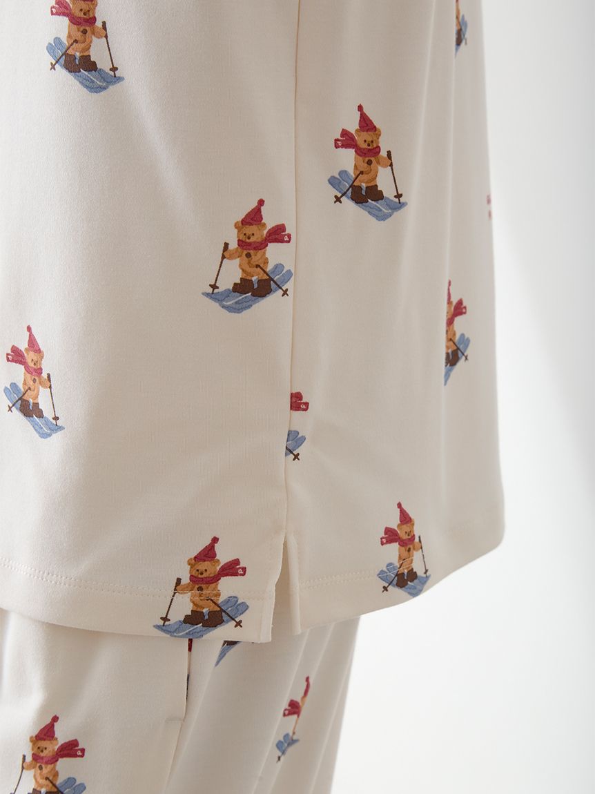 HOLIDAY】【HOMME】スキーベア柄ロンT(カットソー・Tシャツ)｜ルーム