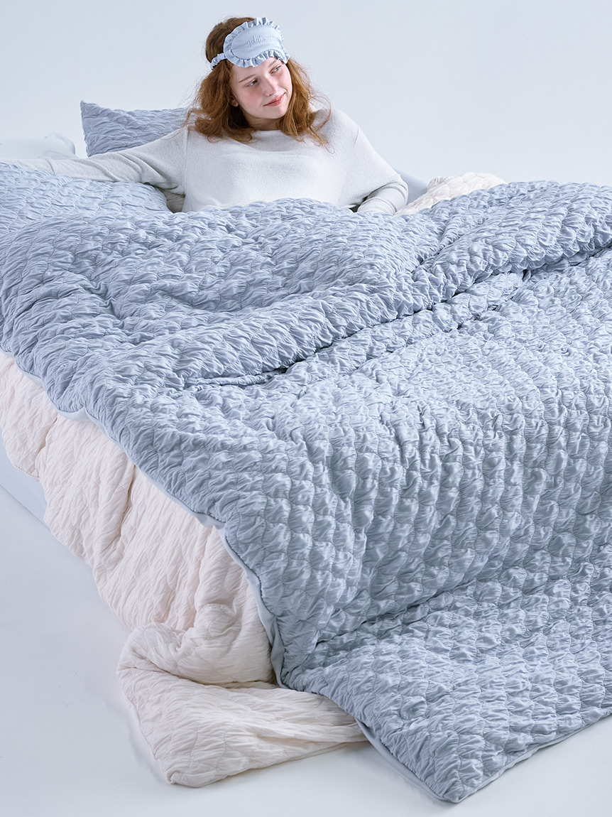 Sleep】くしゅくしゅ 3点セット（セミダブル）(寝具セット)｜ルーム