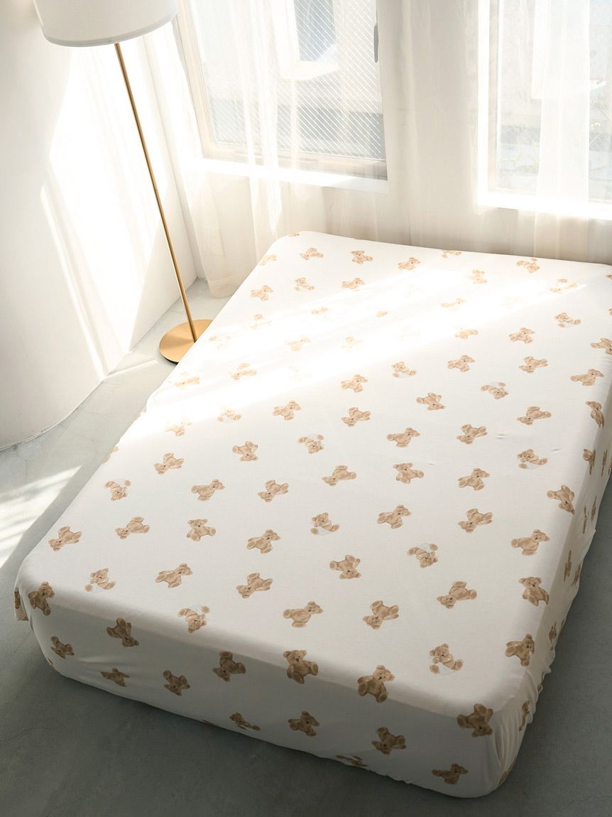 Sleep】ベア柄3点セット（セミダブル）(寝具セット)｜ルームウェア