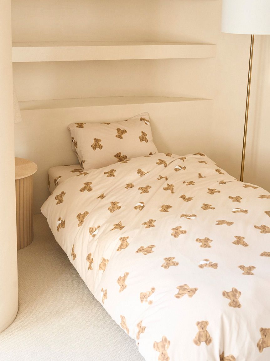 Sleep】ベア柄3点セット（ダブル）(寝具セット)｜ルームウェア