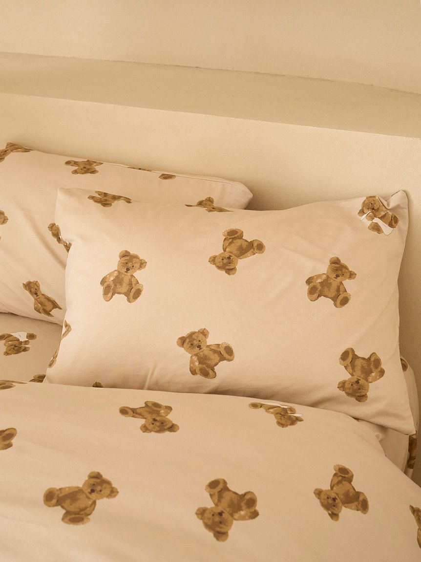 Sleep】ベア柄3点セット（ダブル）(寝具セット)｜ルームウェア