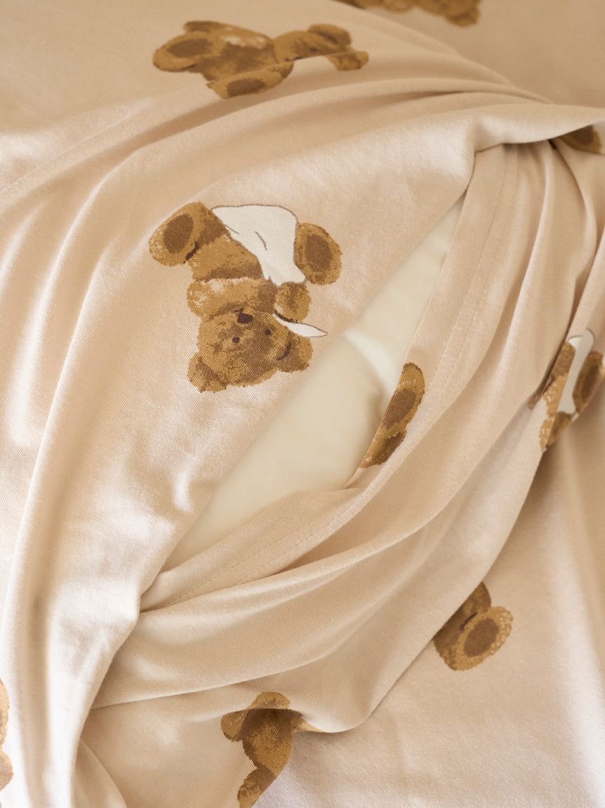 Sleep】ベア柄3点セット（シングル）(寝具セット)｜ルームウェア