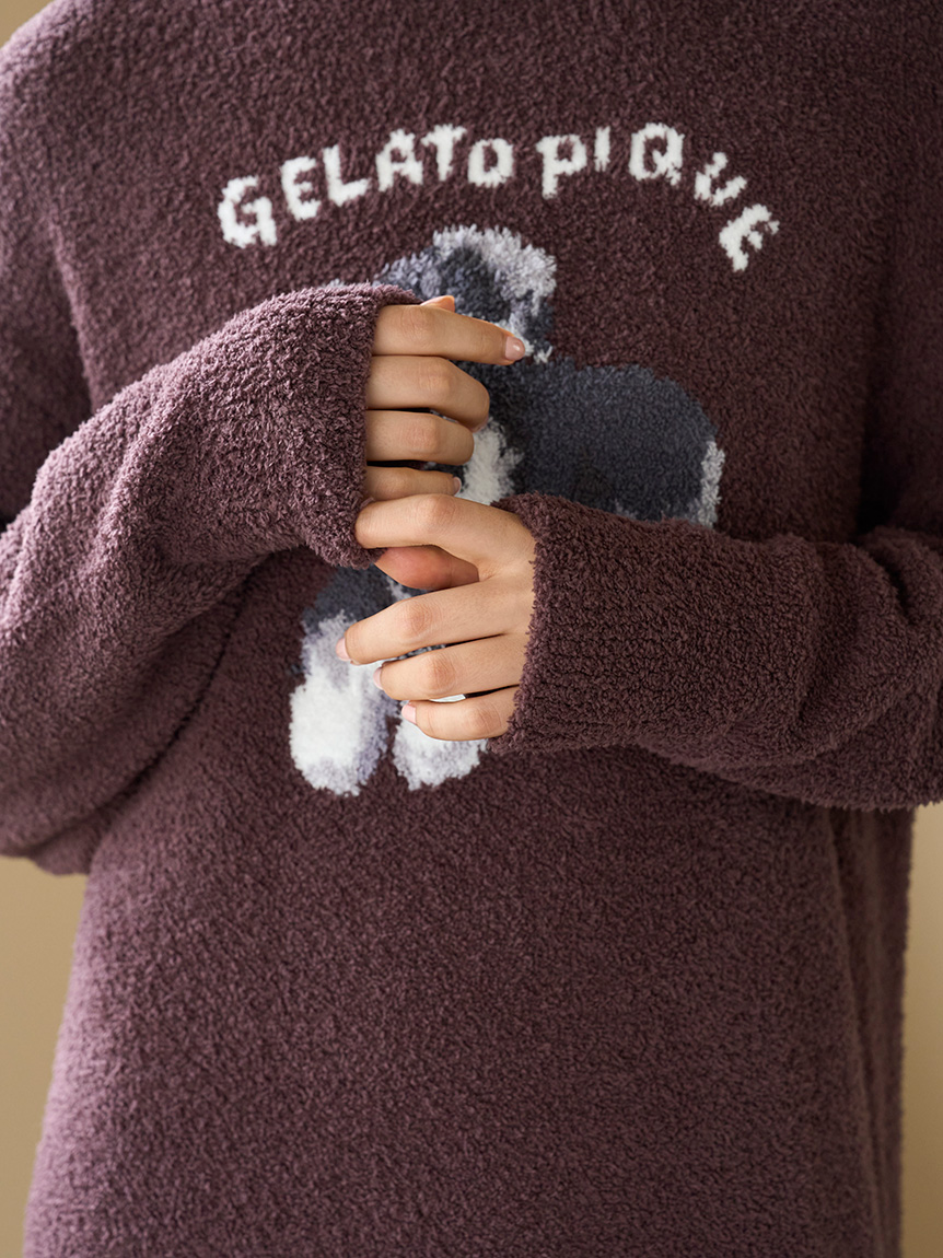 ONLINE限定】DOG ジャガードワンピース(ワンピース)｜ルームウェア