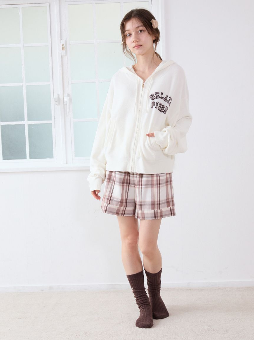 トラッドアイスクリームジャガードパーカー(パーカ)｜ルームウェア