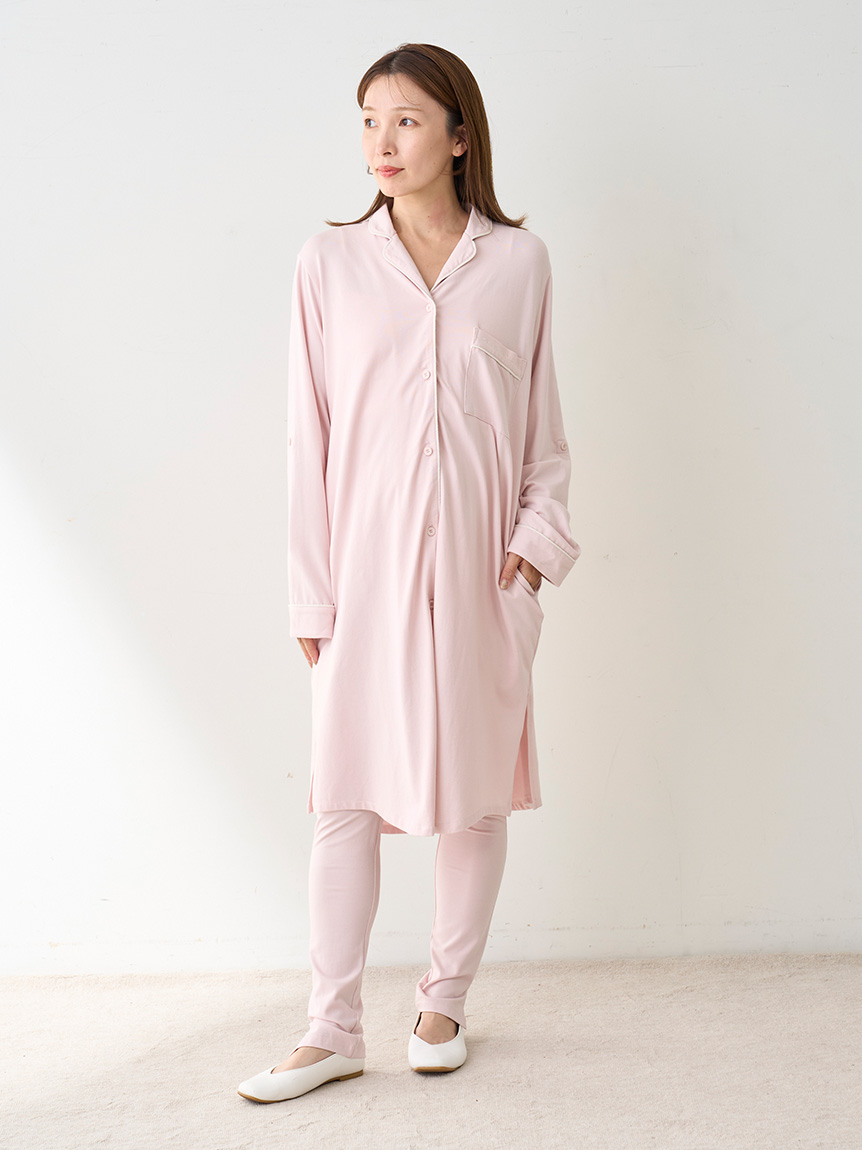 マタニティシャツワンピース(ワンピース)｜ルームウェア・パジャマ通販