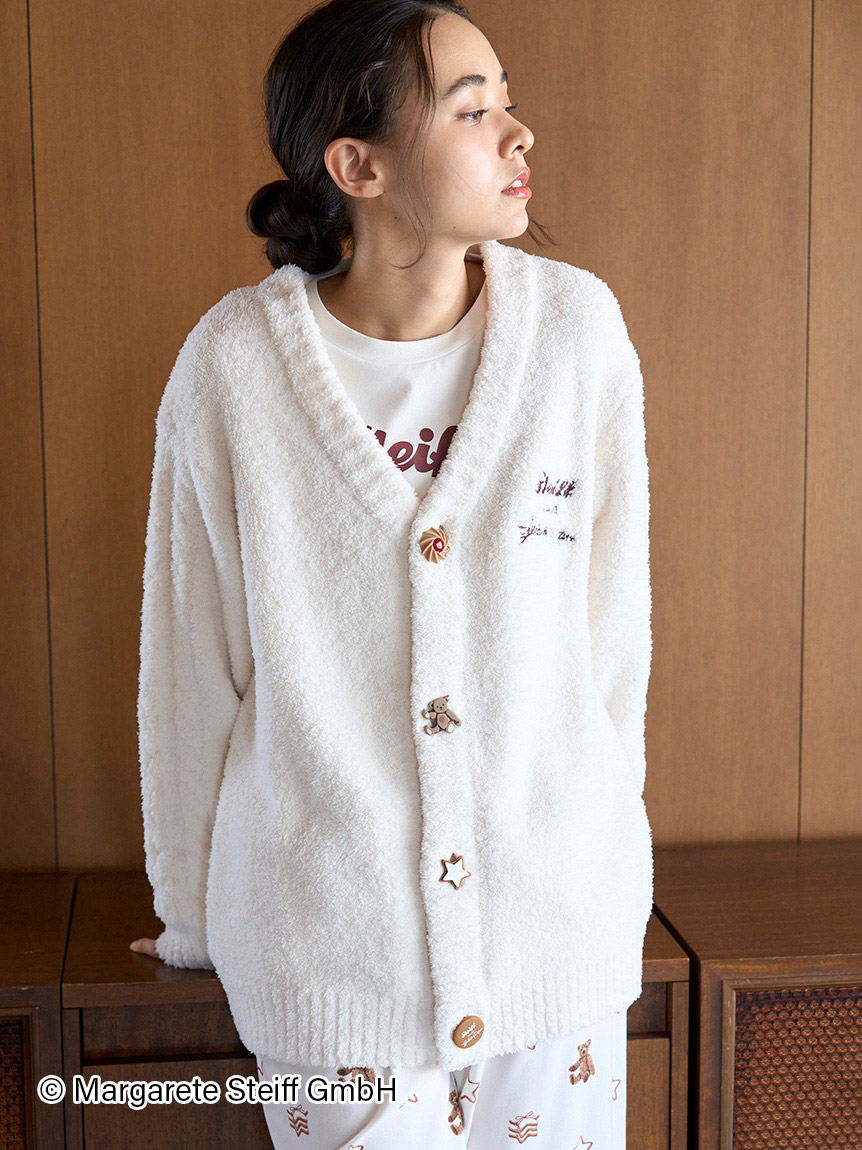 Steiff】【UNISEX】パウダージャガードカーディガン(トップス)｜ルーム