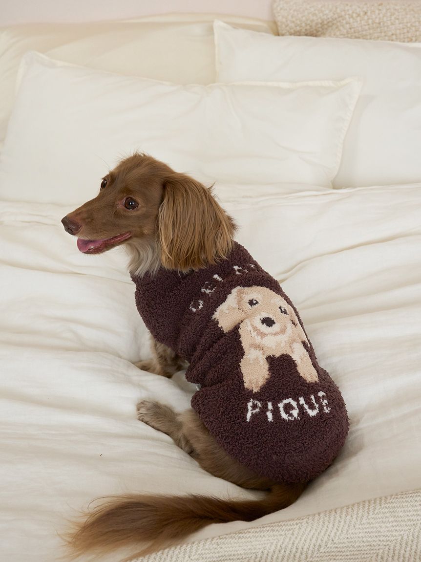 CAT&DOG】ベビモコダックスフンドジャガードプルオーバー(ウェア