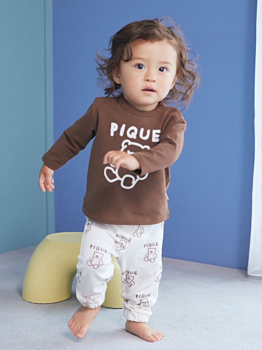 BABY】ペイント柄ロングパンツ(ロングパンツ)｜ルームウェア・パジャマ