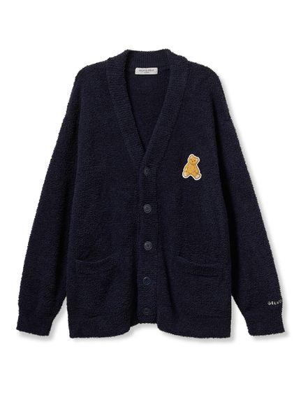 ONLINE限定】【HOMME】ベビモコベアワンポイントカーディガン