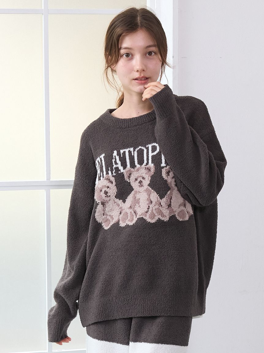 モチーフジャガードプルオーバー(ニットプルオーバー)｜ルームウェア