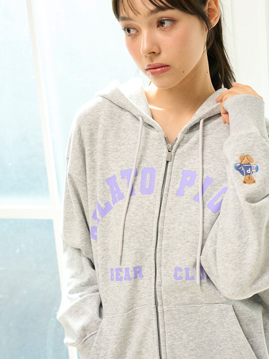 スポーティーベア裏毛パーカ(パーカ)｜ルームウェア・パジャマ通販の