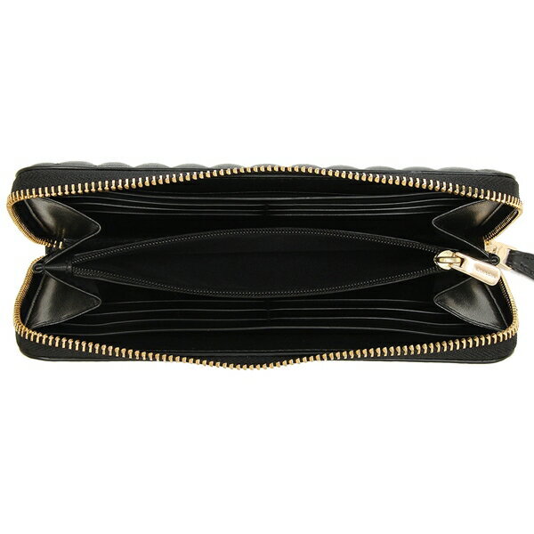 コーチ アウトレット 長財布 キルティング アコーディオン ジップ