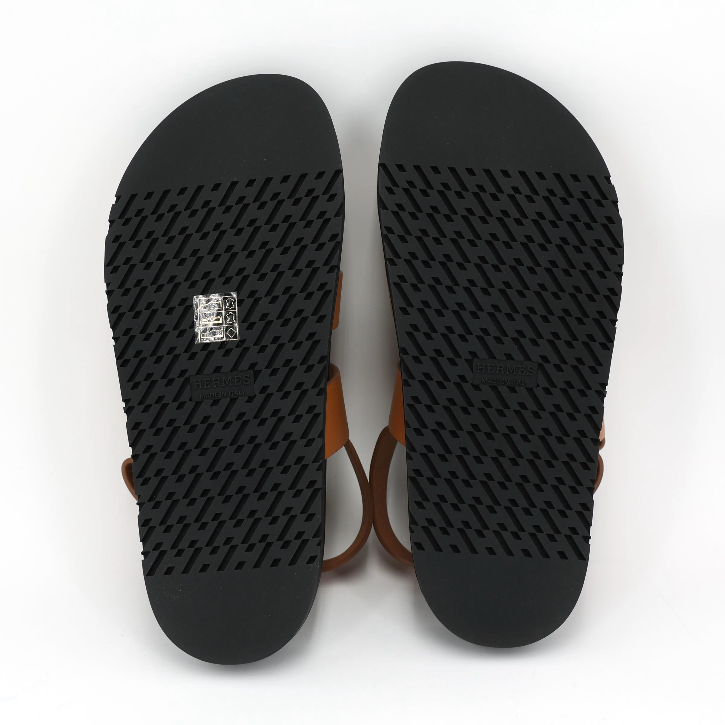 ランク N 新品 HERMÈS エルメス サンダル ジニアス ナチュラル (27