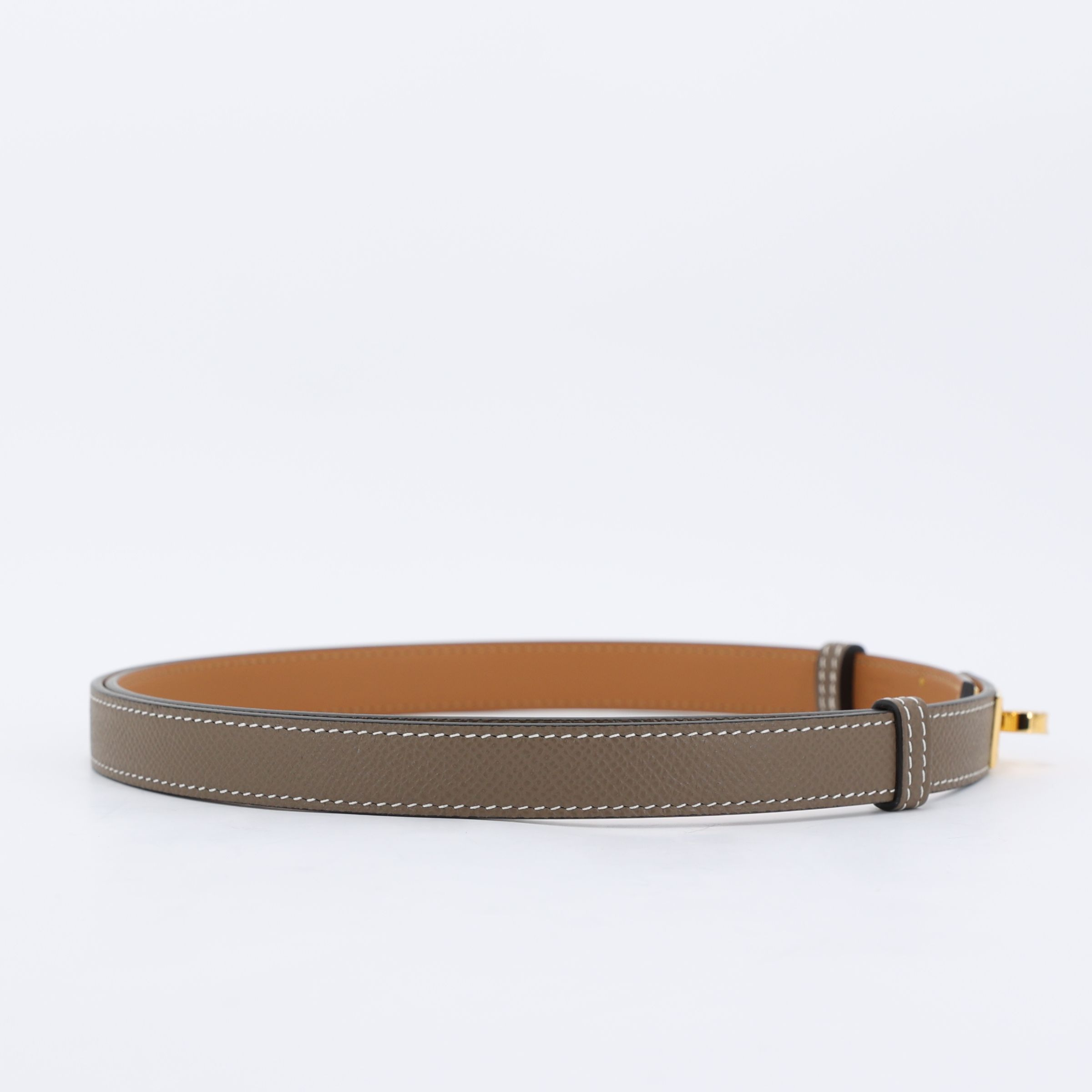 ランク N 新品 HERMÈS エルメス ケリーベルト エトゥープ (18