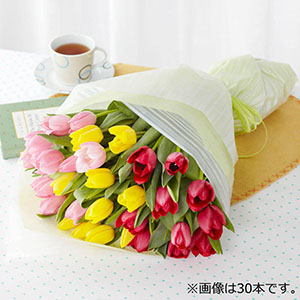 花束「本数が選べるチューリップ(MIX)」｜チューリップ特集｜フラワー