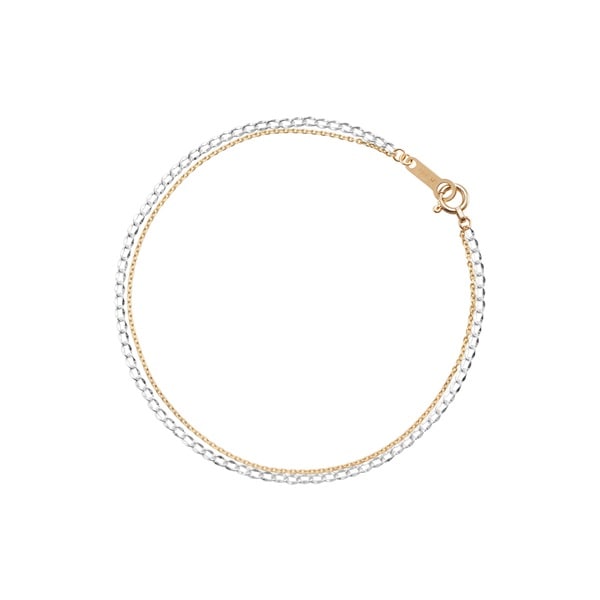 K10 4℃アクアゴールド/シルバー ブレスレット | 112346132801