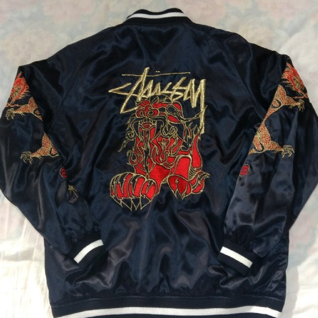 STUSSY - 美品stussy リバーシブルスカジャンLの通販 by サトリ's shop
