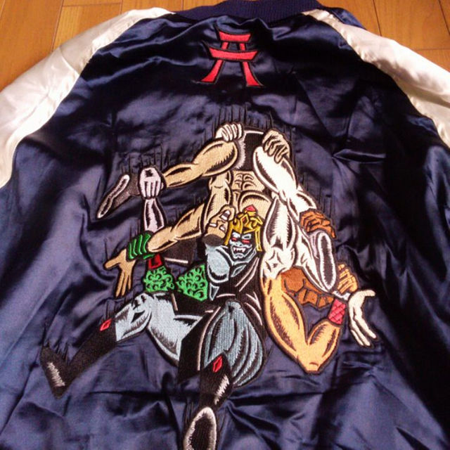 レア 早い者勝ち！ キン肉マン リバーシブル スカジャン Lサイズの通販