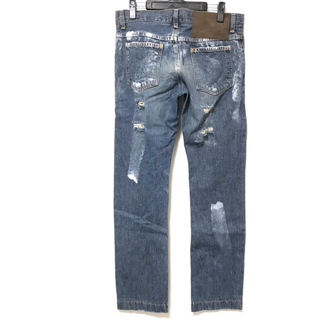 DOLCE&GABBANA - ドルチェ&ガッバーナ 名作ペンキクラッシュデニム