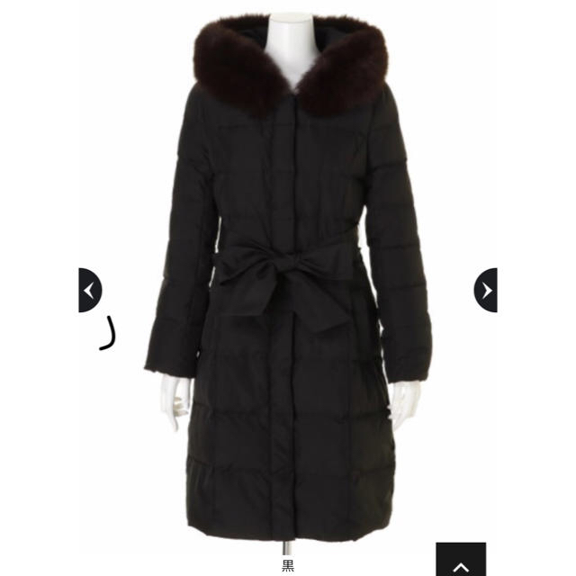 JUSGLITTY - 新品♡JUSGLITTY ファー付ダウンコート 黒の通販 by とも