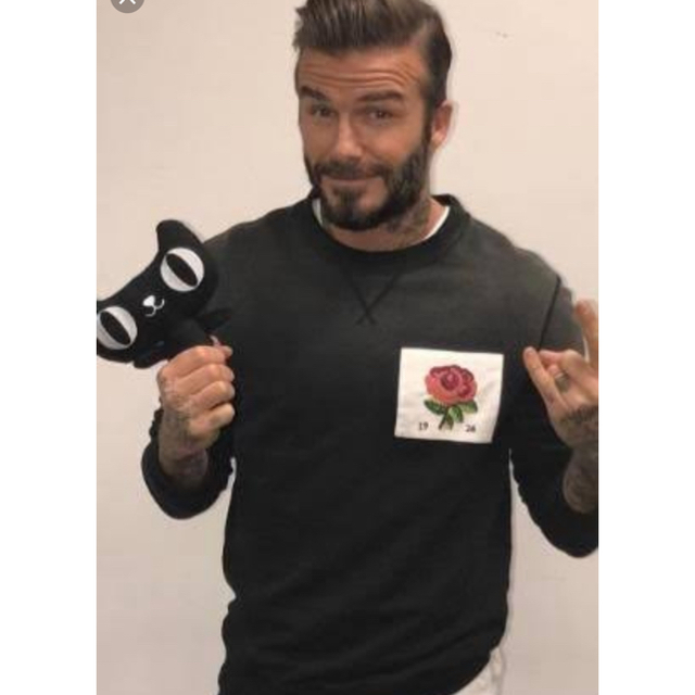 kent & curwen ケントアンドカーウェン スウェット ベッカム着用 Sの