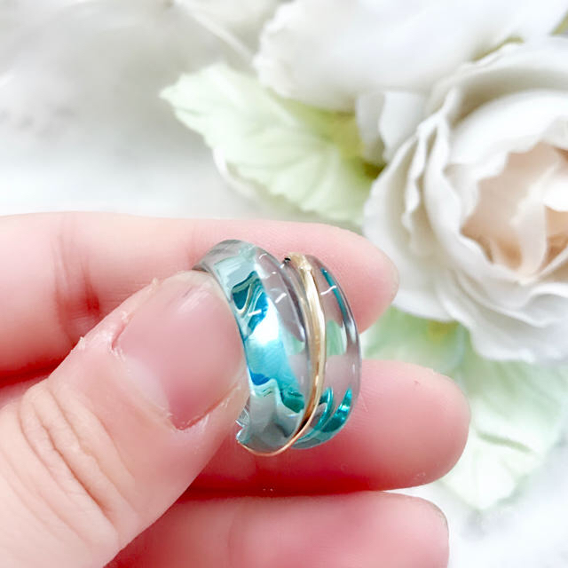 Baccarat - バカラ リング コキアージュ指輪 k18 ターコイズ BACCARAT