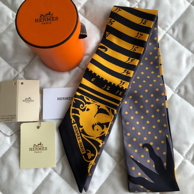 HERMESツイリー 未使用品 エルメス ツイリー 未使用品 エルメス