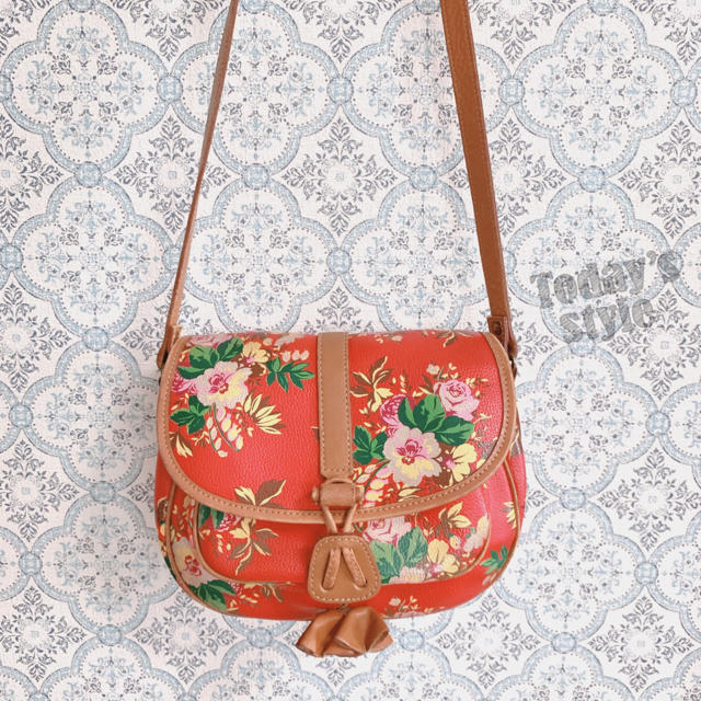 KENZO - 【KENZO】花柄ショルダーバッグ レザー vintage レトロの通販