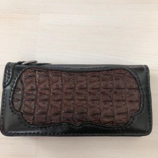 THE FLAT HEAD - フラットヘッド クロコダイル コードバン ウォレット