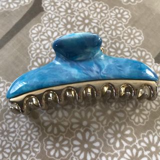 acca（バレッタ/ヘアクリップ ・ ブルー・ネイビー/青色系）のフリマ