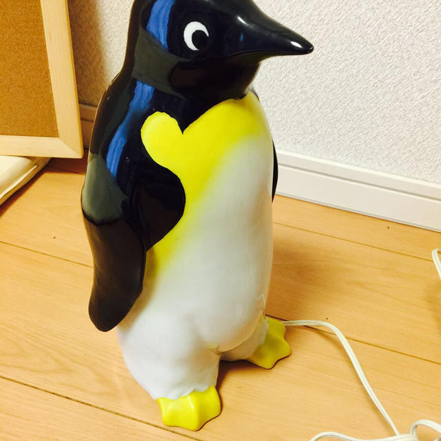 陶器のペンギンライトの通販 by nine's shop｜ラクマ