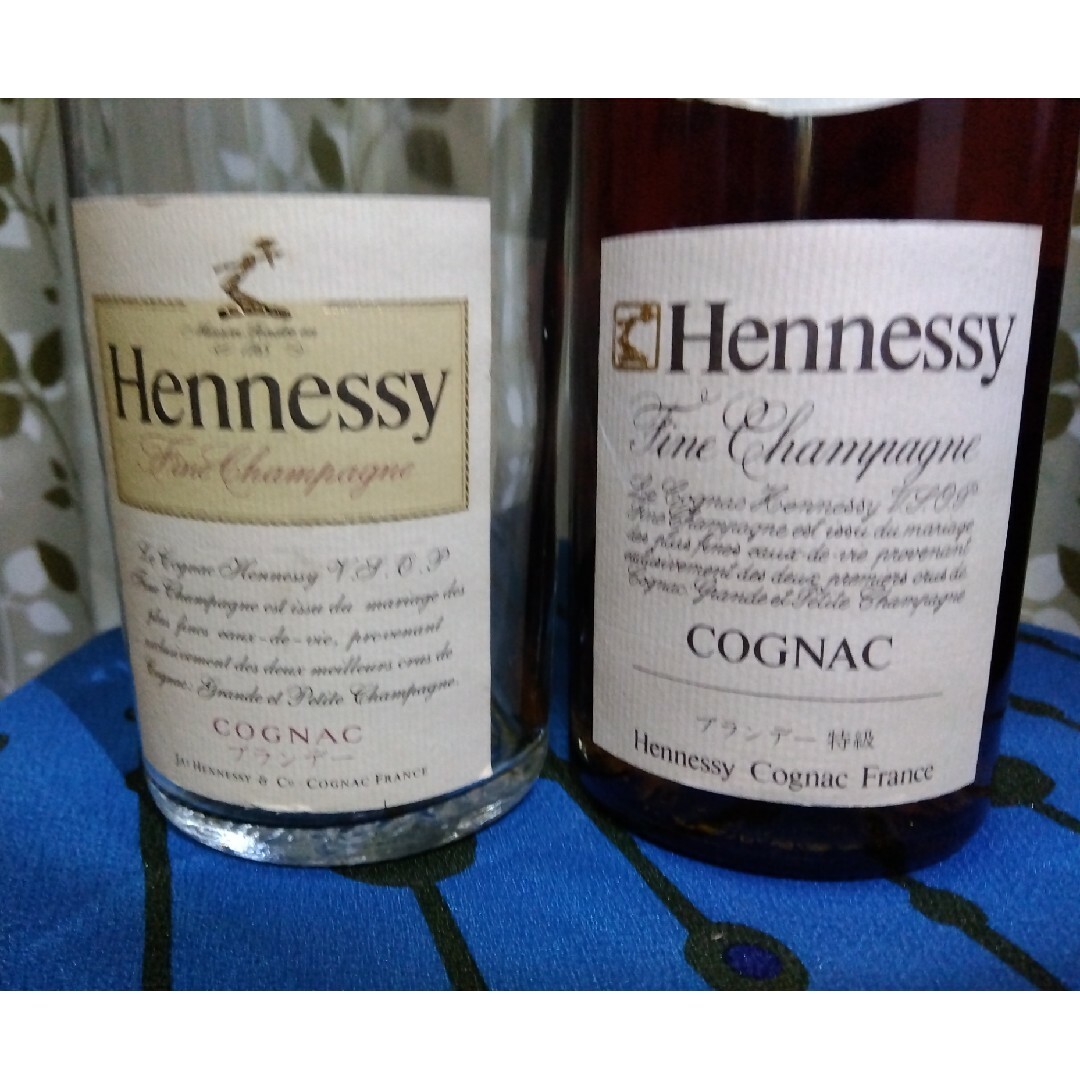 希少レトロ、旧ボトル特級記載ヘネシー'VSOPコニャックブランデー箱
