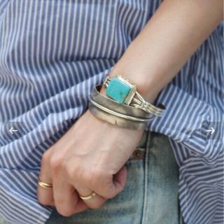 Deuxieme Classe・Harpo〉ターコイズバングル DEUXIEME CLASSE - Harpo