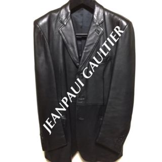 Jean Paul Gaultier レザーシングルライダース 48 Jean Paul Gaultier