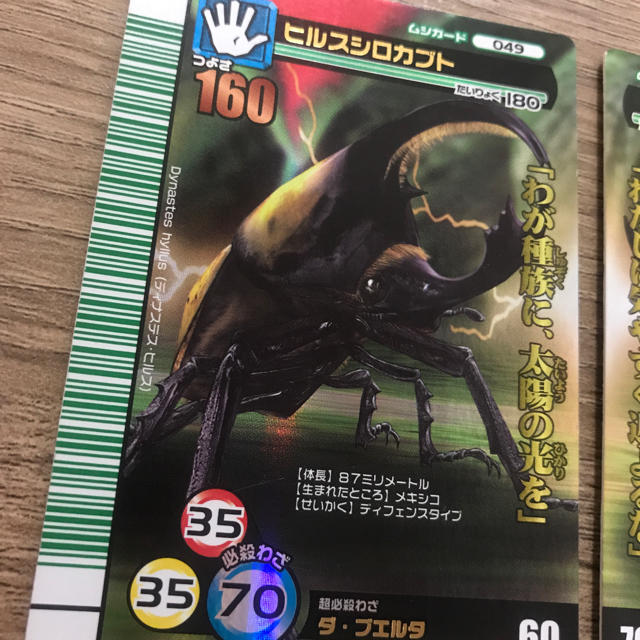 SEGA - 甲虫王者 ムシキングカード【2007夏シャイニング049&063】の