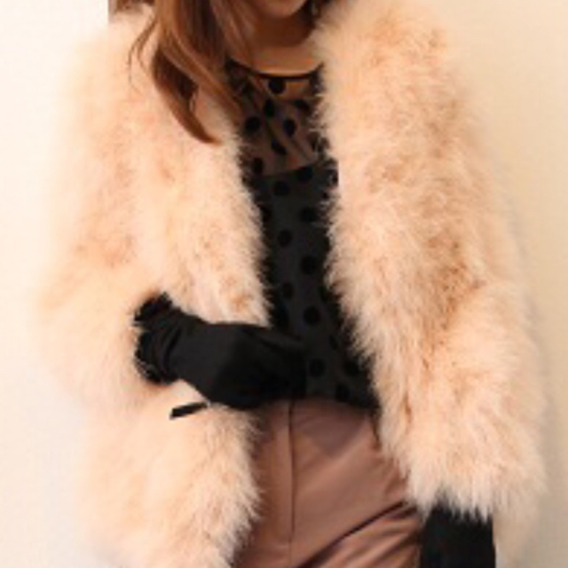 LE CIEL BLEU - ルシェルブルー ファーコート ベージュの通販 by