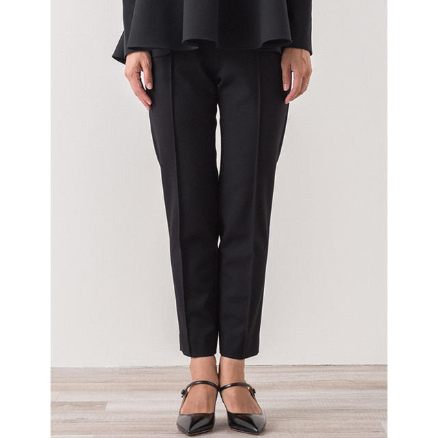 Drawer - yori ヨリ💛未使用 ウォームストレッチスリムパンツ 黒38の