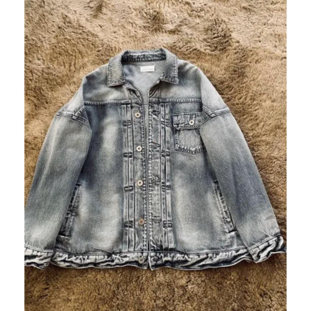 アッパーハイツ デニムジャケット シルバー サイズ1の通販 by