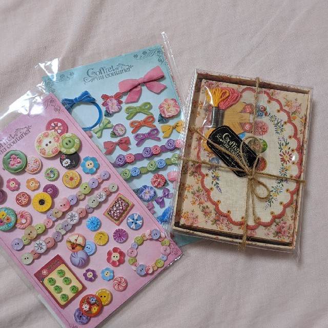 MARK'S Inc. - コフレ•ドュ•クチュリエのシール&ミニカードの通販 by