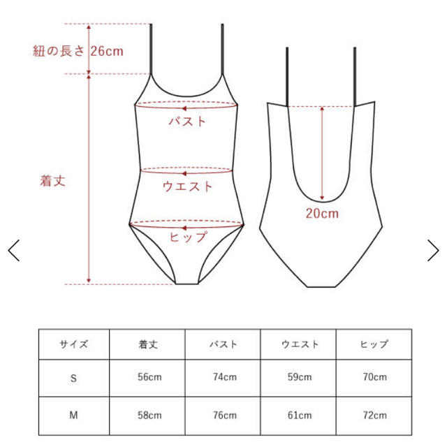 ✴︎ ETRE TOKYO ✴︎ ナローストラップ ベロア スイムウェア (S)の