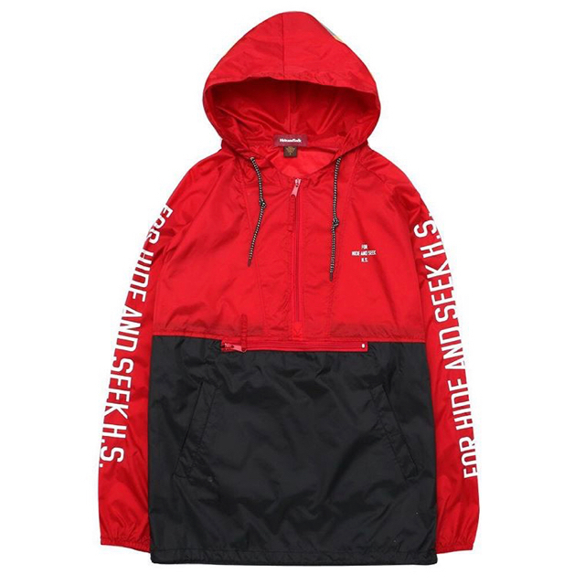 HIDE AND SEEK ハイドアンドシーク ナイロンフードジャケット L 最終