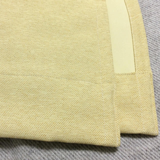 ウニコカーテンドレープWELSHOO(ウェルシュー) イエロー ウニコ unico