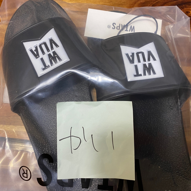 WTAPS サンダル SLIDER / FOOTWEAR. PVC Lサイズ